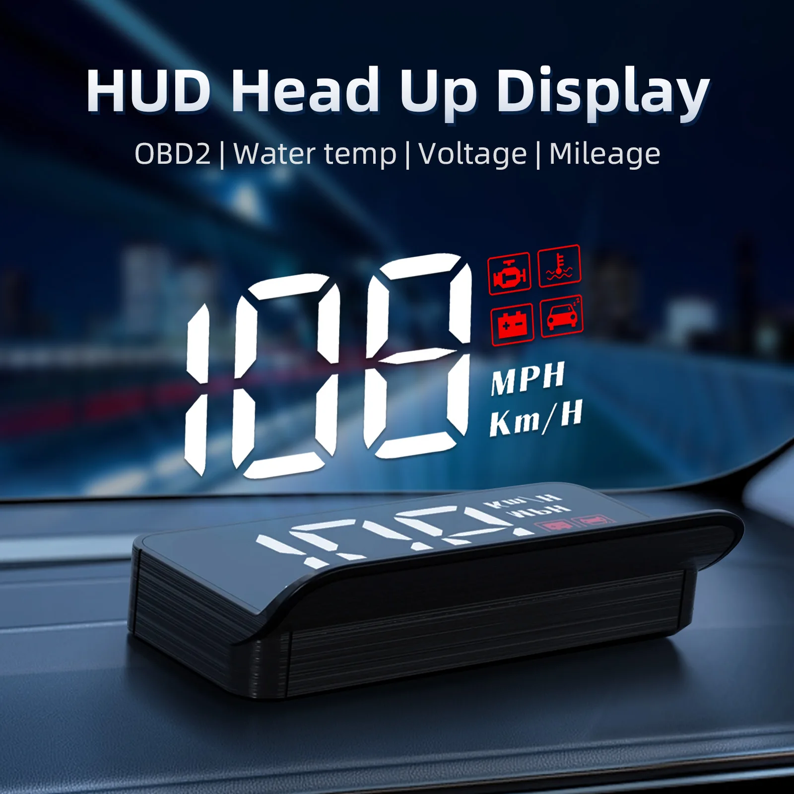 Obd2 Hud Speedometer Projector - M3 Head Up Display, OBD2 HUD