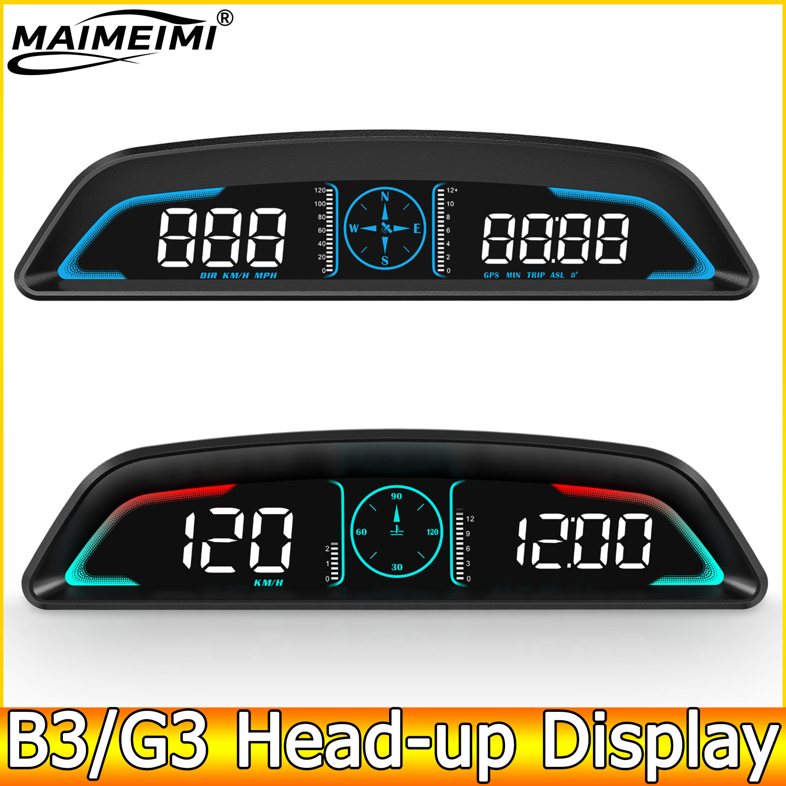 Hud Obd2 Multi Function Alarm - AD Car B3 OBD/ G3 GPS