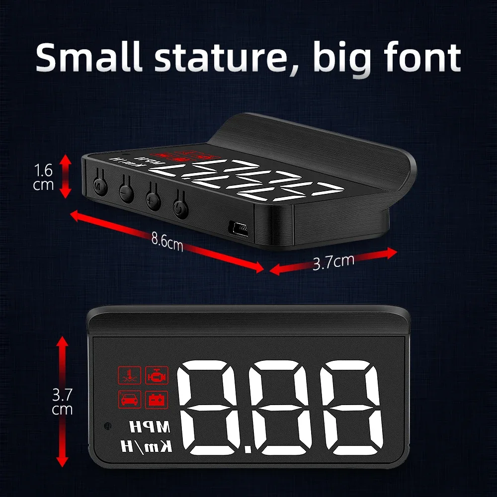 M3 Head Up Display, OBD2 HUD C - đánh giá và giá Obd2 Hud Speedometer Projector