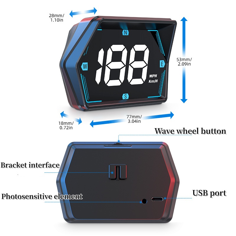 2024 New HUD GPS Speedometer U - đánh giá và giá Hud Speedometer Digital Universal