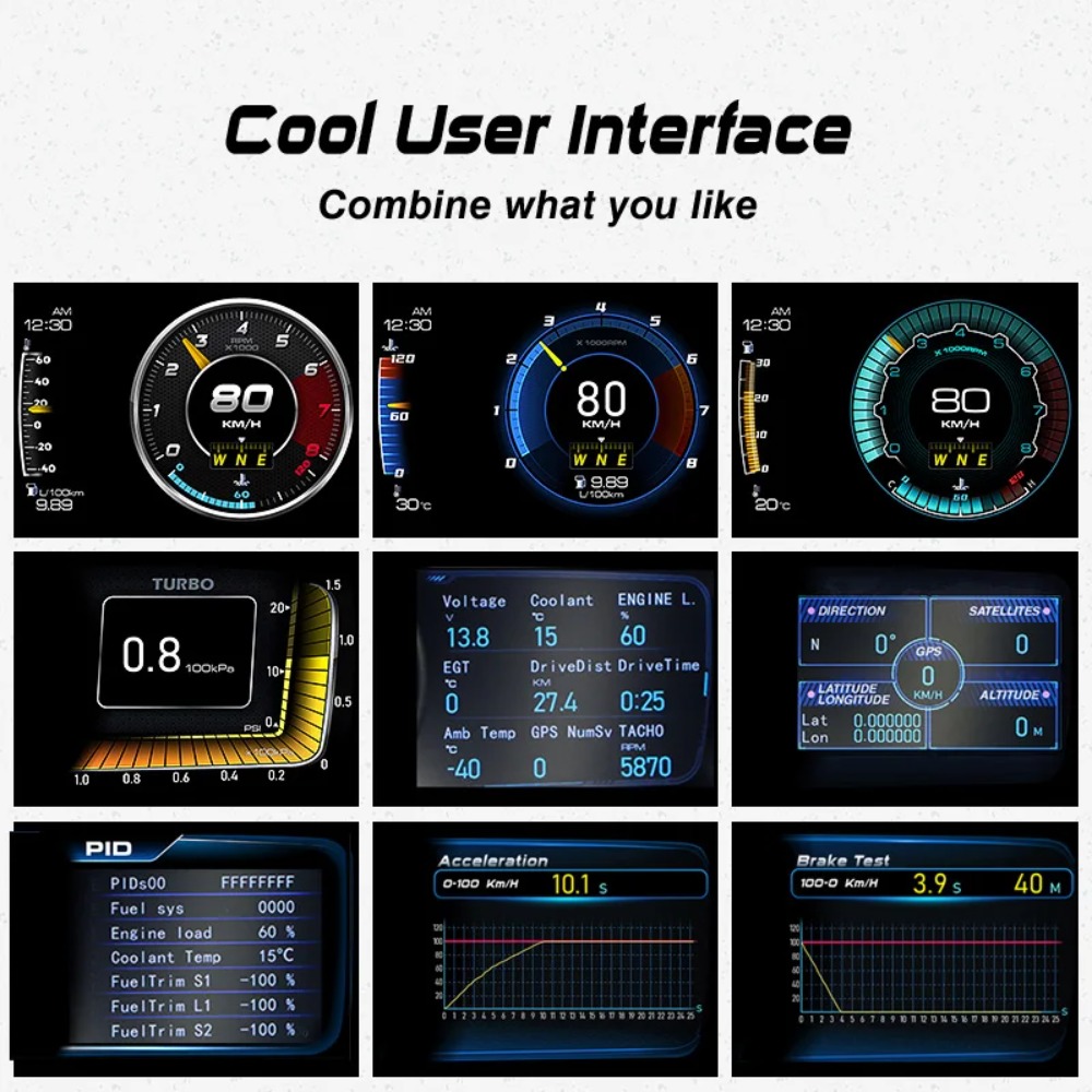 HUD OBD2+GPS Multi-Function Da - đánh giá và giá Hud Obd2 Multi Function Alarm