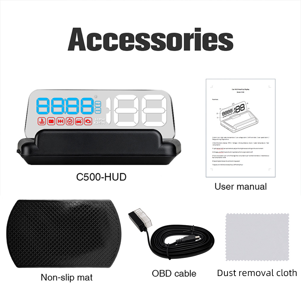 C500/T900,OBD/GPS HUD Auto Hea - đánh giá và giá Car Heads Up Display Navigation