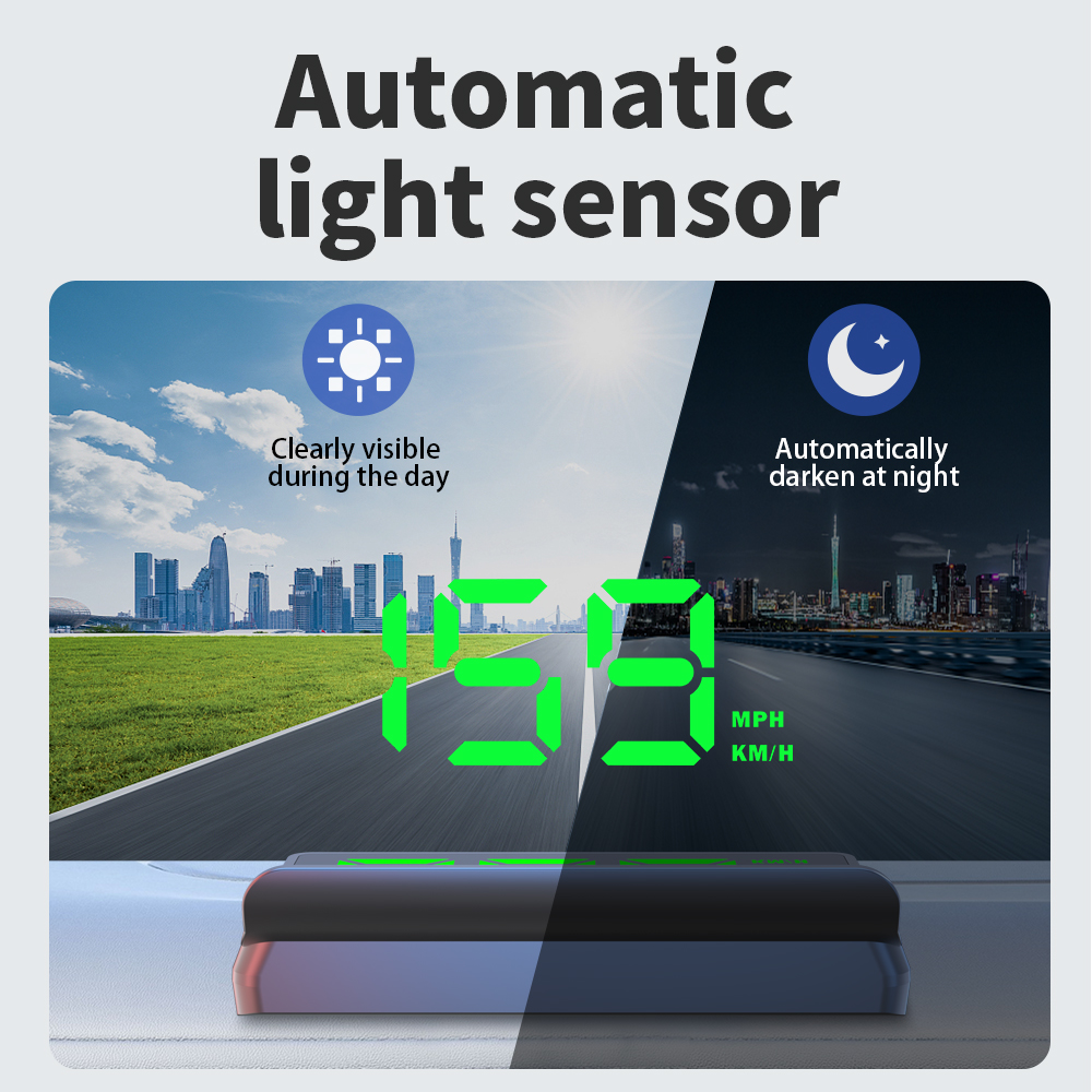 GPS Digital Speedometer HUD He - đánh giá và giá Car Heads Up Display Navigation