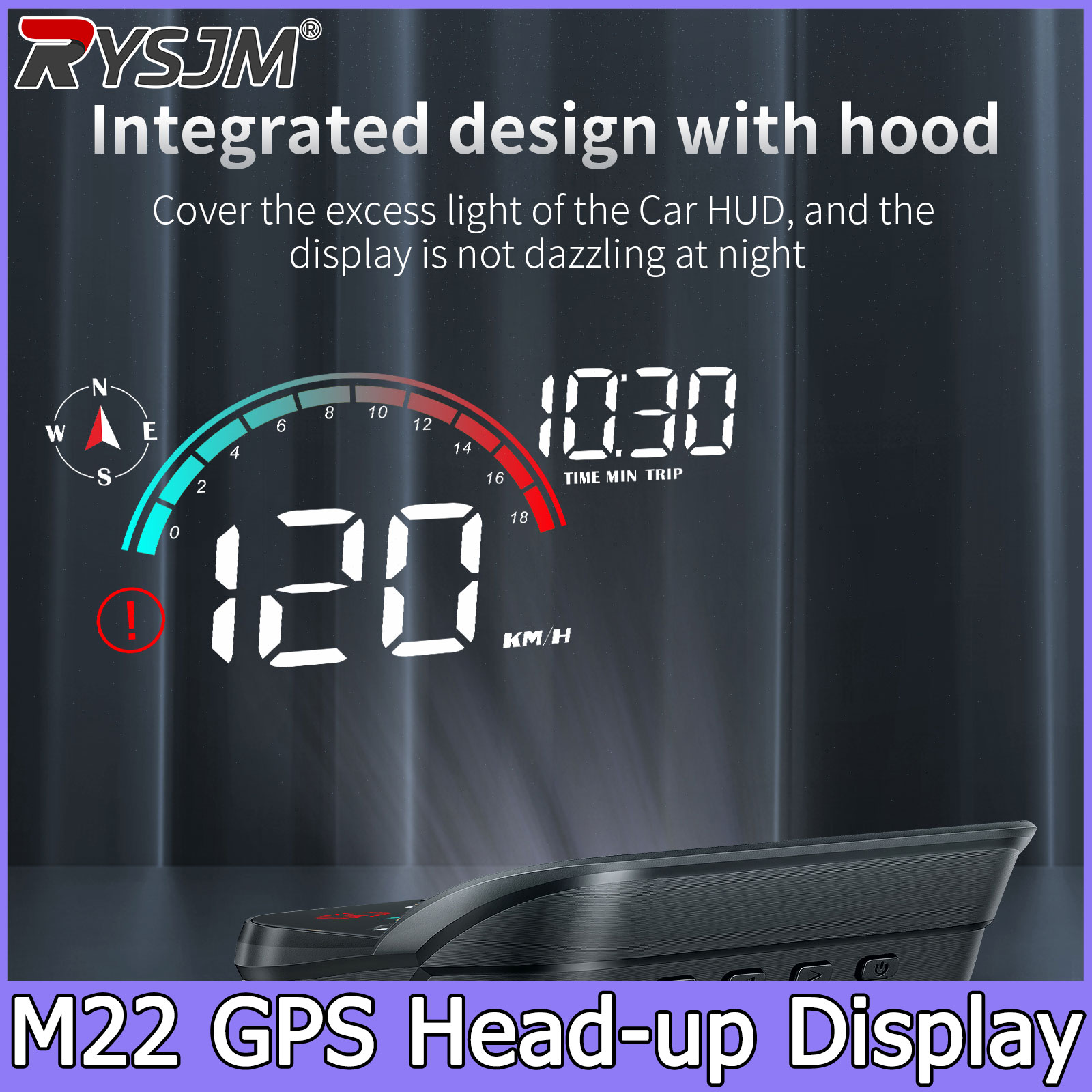 M22 GPS HUD Universal Digital  - đánh giá và giá Hud Speedometer Digital Universal