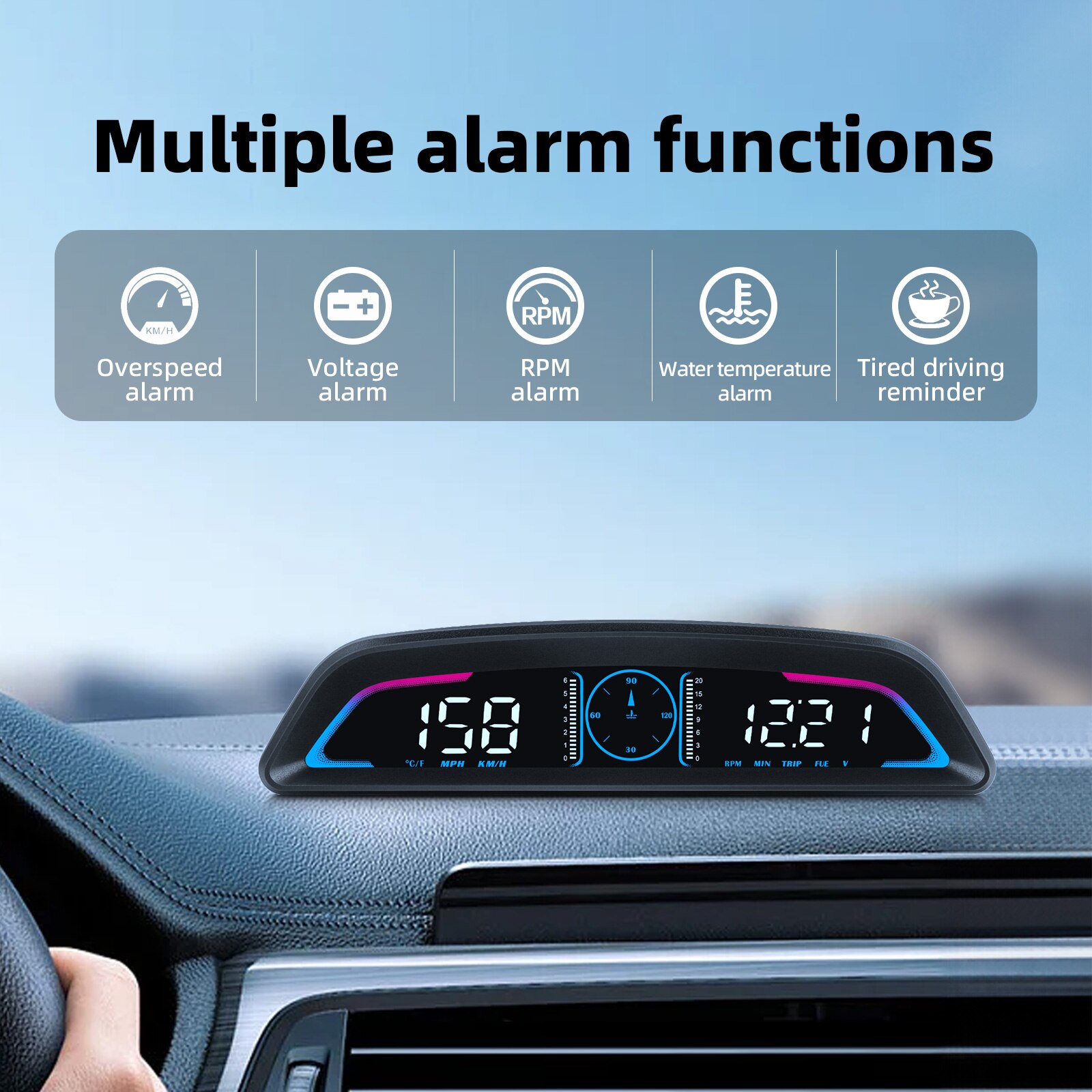 AD Car B3 OBD/ G3 GPS Head Up  - đánh giá và giá Hud Obd2 Multi Function Alarm