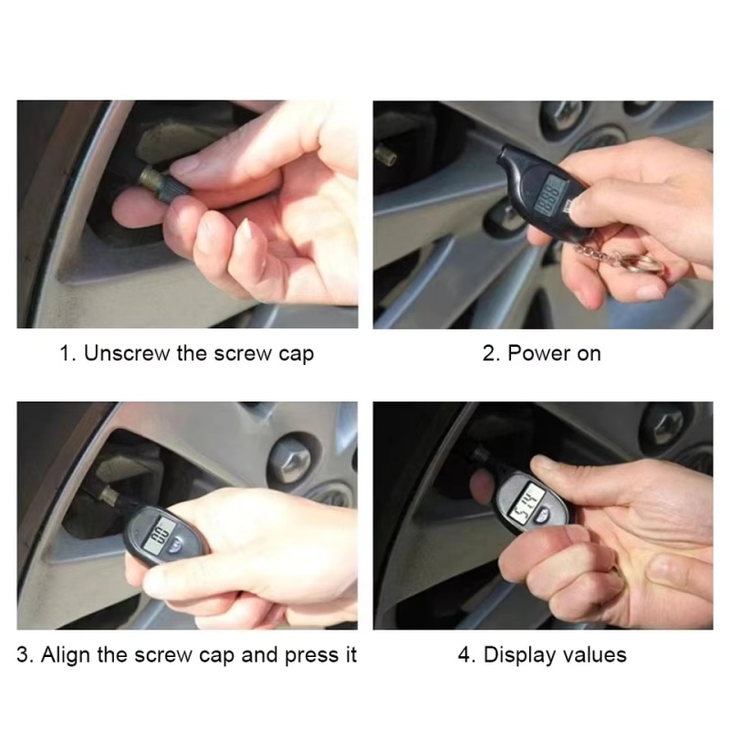 Tire Gauge Digital With LCD Di - đánh giá và giá Hud Display With Tire Pressure