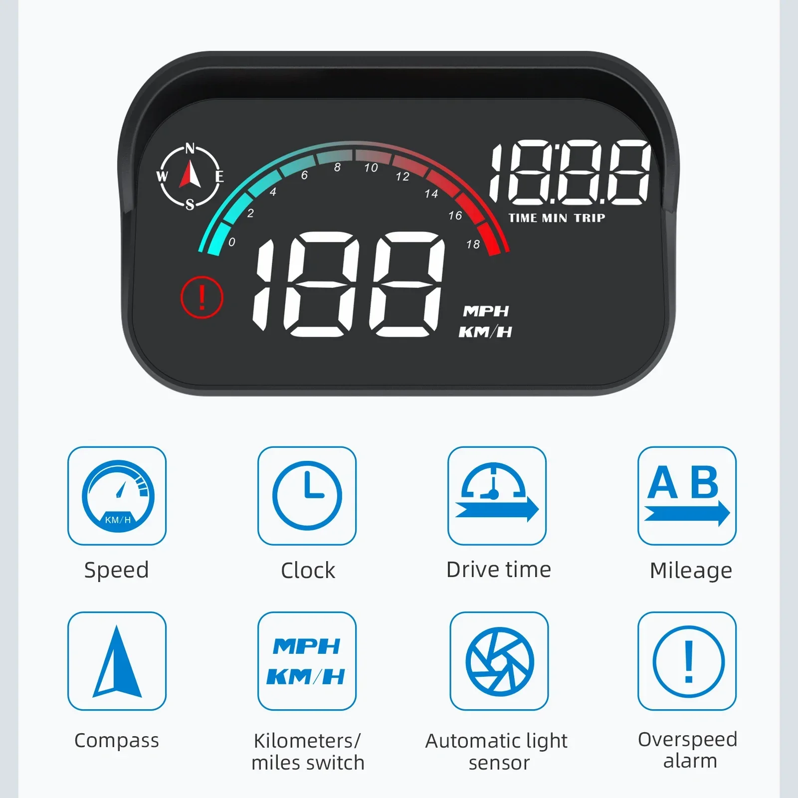 M22 A8 M8 Car HUD Speedometer  - đánh giá và giá Car Hud Head Up Display Gps
