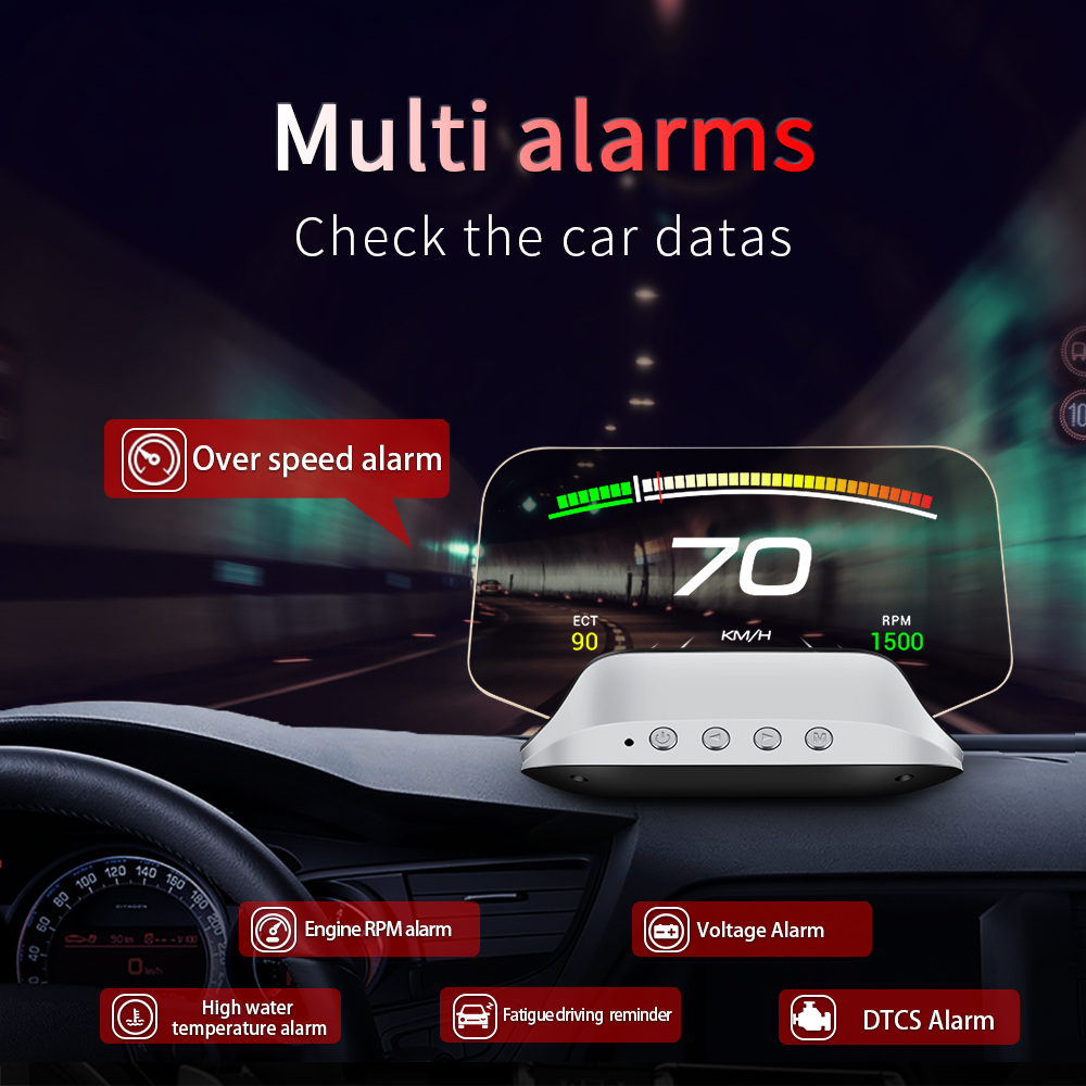 C3 Navigation GPS+OBD2 HUD Car - đánh giá và giá Car Heads Up Display Navigation