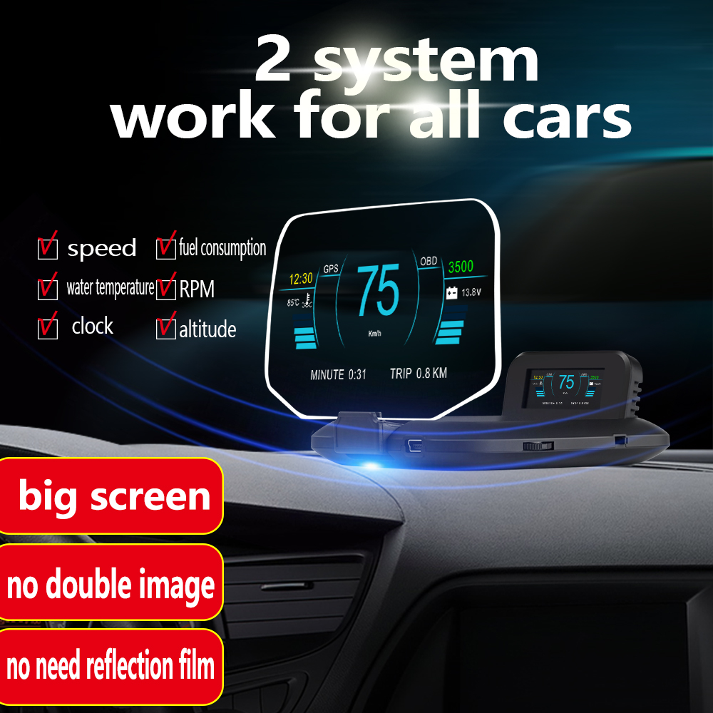 AD C1 Head Up Display Car HUD  - đánh giá và giá Car Heads Up Display Navigation