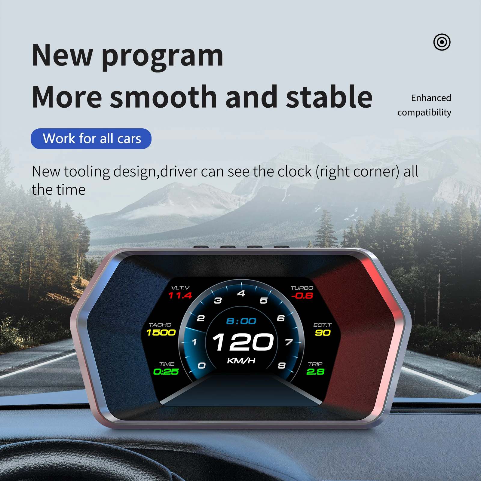 P17 HUD OBD2 GPS On-board Comp - đánh giá và giá Car Heads Up Display Navigation