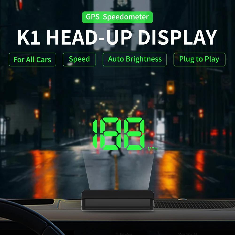 K1 HUD Head-up Display Car GPS - đánh giá và giá Hud Speedometer Digital Universal
