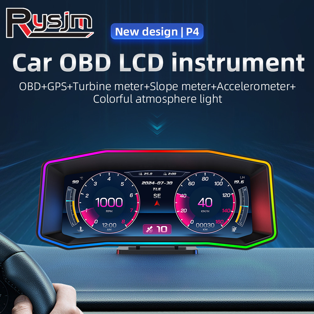 P4 HUD Gauge OBD2 GPS Head-up  - đánh giá và giá Obd2 Hud Speedometer Projector
